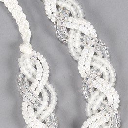 Bella Braid Necklace Vanilla